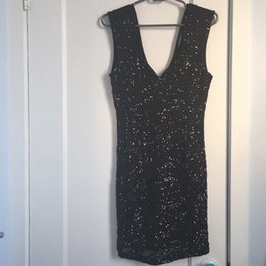 Black sequin Foreign Exchange dress